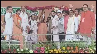 शंख घंटे घड़ियाल बजाकर किया मुख्यमंत्री योगी का स्वागत, भाजपा प्रत्याशी डाक्टर सोमती केन को मुख्यमंत्री ने दिया जीत का आर्शीवाद
